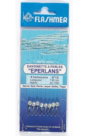 Solde Bas de ligne mer flashmer dandinette a perles eperlans