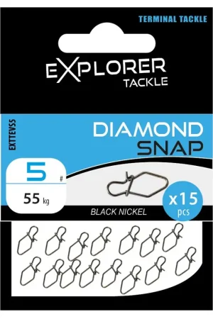 Agrafe Explorer Tackle Diamond snap (x15) Certifié