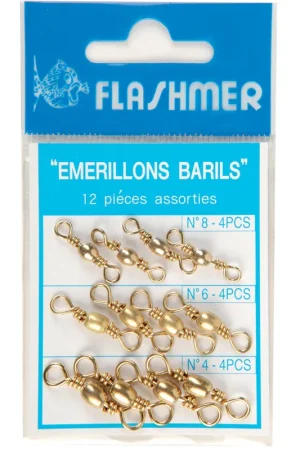 Emerillons barils flashmer kit de 12 Offre Spéciale