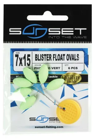 Livraison Express Blister Sunset Float Oval Phospho Vert ST-D 137