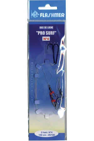 Bon Plan Bas de ligne mer flashmer pro surf 2 hamecons n°4