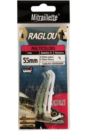 Bas de ligne Ragot Raglou 55 Sabiki Quantité Limitée