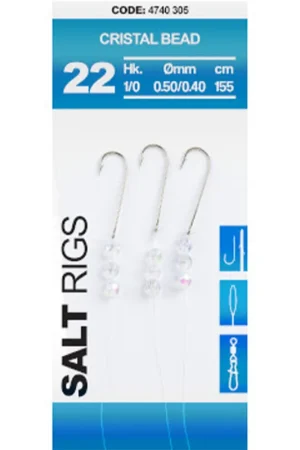 Bas de Ligne SPRO Salt Rig Cristal Bead Affaire À Saisir