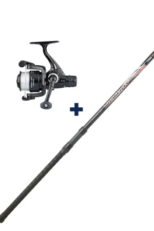 Ensemble Télescopique Sert Canne Fish Instinct Victory Telebait 3.30m, 10-30g + Moulinet Meka Efi 201RD Bon Marché