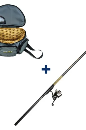 Pack Strow Combo T&eacute;l&eacute;r&eacute;glable 4m + Panier Truite Super Prix