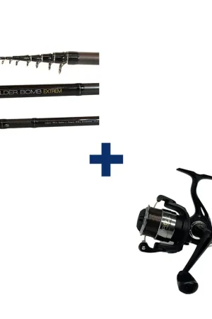Ensemble WILDER BOMB EXTREM 30-80G +FIRST TROUT 2000 FD Prix Réduit