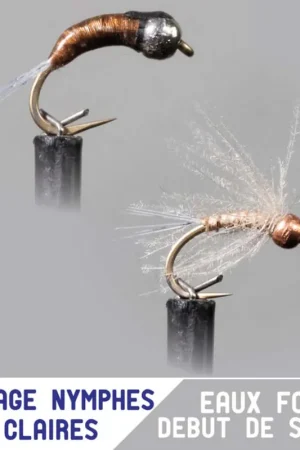 Nymphes Garbolino X2 - début de saison / eaux fortes / eaux claires Dernier Modèle