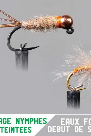 Commande En Gros Nymphes Garbolino X2 - début de saison / eaux fortes / eaux teintées