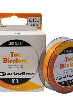 Nylon co-polymère bicolore Garbolino STREAMLINE TOC-MONO Orange/jaune 150m Commande En Gros