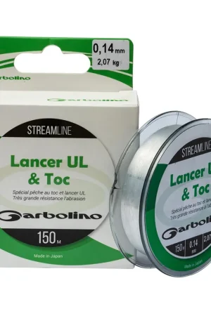 Promotion Saisonnière Nylon co-polym&egrave;re transparent Garbolino STREAMLINE TOC-MONO 150m