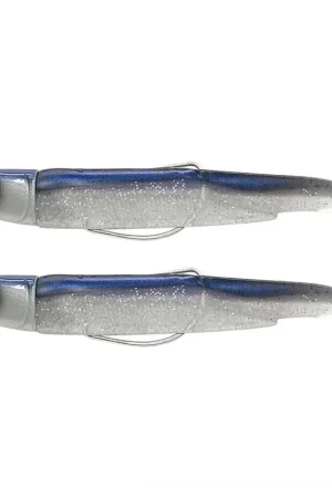 Leurre souple double combo black minnow offshore 9cm 10g Expédié Aujourd'hui