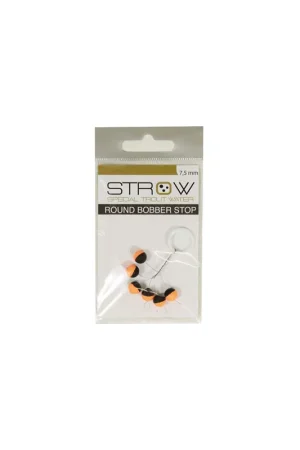 Nouvelle Collection Guide Fil Strow Round Bobber Stop 7,5mm (x6)