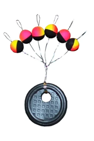 Prix Choc Guide Fil Truite Autobloquant Rigostop Fiquet Jaune/Rose/Noir (x6)
