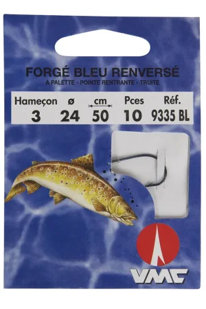 Livraison Express Hameçons montés truite waterqueen bleu renversé 9335i (x10)