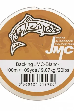 Backing JMC Blanc 20lbs bobine de 50m Populaire
