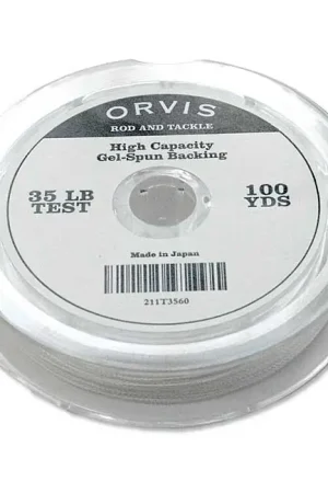 Populaire Backing orvis gel spun yellow 30lbs 600 yds