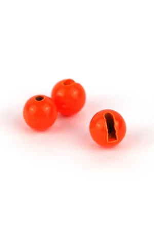 Billes Fendues Textreme Tungsten Slotted Beads Fluo Orange (x20) Marque