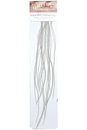 Fly tying plumes whiting microbarb silver g2 Bon Marché