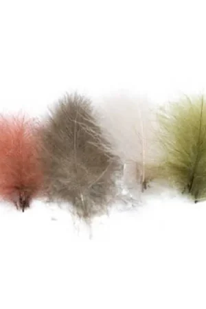 Bon Marché Fly tying jmc selection cdc 4 couleurs foncées jmc