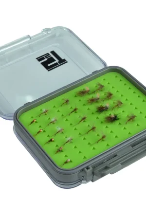 Boîte à mouche silverstone waterpro rubber twin/small (capacité 180 mouches) Nouvel Arrivage