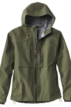Veste de wading orvis clearwater jacket moss Livraison Express