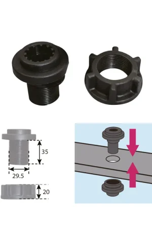 Base Encastrable Seven Bass Barque Compatible Plug&Go Paiement Sécurisé