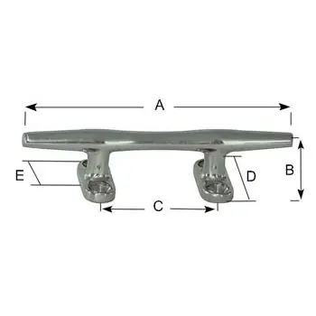 Authentique Taquet Plastimo Rond Inox 102mm