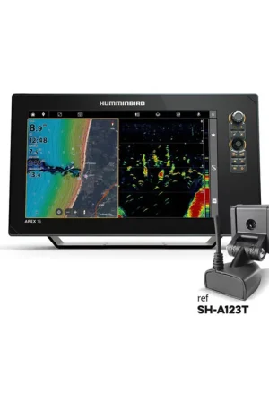 Sondeur Humminbird Combiné Tactile APEX 16 - Version DS - Sonde Tableau Arrière + T° Expédié Aujourd'hui
