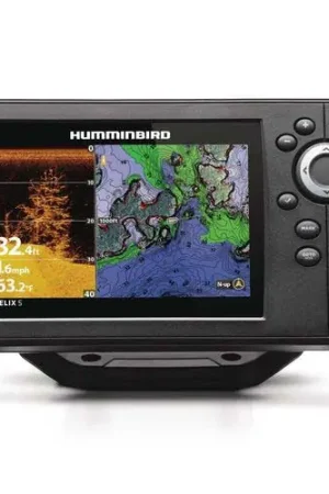 Paiement Sécurisé Combin&eacute; Humminbird Helix 5 G3 Chirp DI Sonde Tableau Arri&egrave;re et Temp&eacute;rature