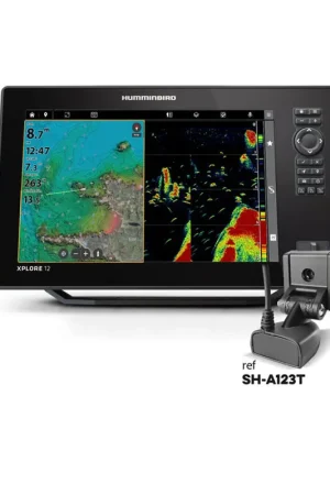 Meilleur Choix Sondeur Humminbird Combiné Tactile XPLORE 12-Version DS-Sonde Tableau Arrière + T°
