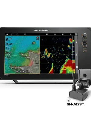 Nouveauté Sondeur Humminbird Combiné Tactile APEX 19 - Version DS - Sonde Tableau Arrière + T°
