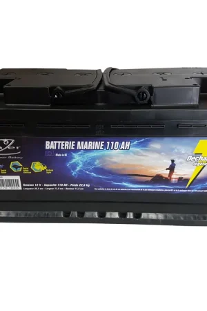 Expédition Rapide Batterie Marine Frazer 110Ah Décharge Légère
