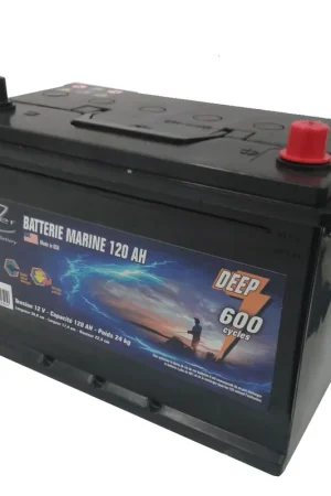 Batterie Marine Frazer 120Ah 600 Cycles Prix Choc