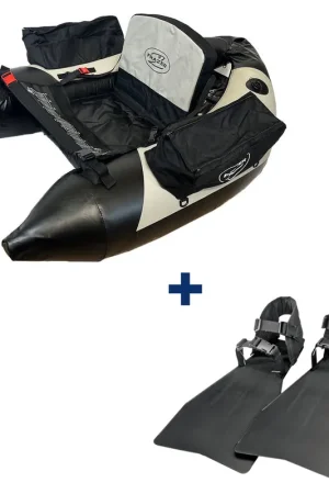Jusqu'à Épuisement Des Stocks Pack Float Tube Frazer Agility 150 + Palmes