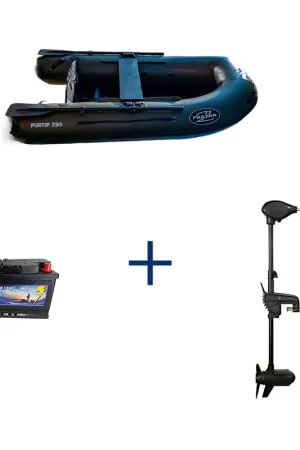 Dernière Chance Pack Furtif 230 + Moteur 65 Lbs et Batterie 110 Ah