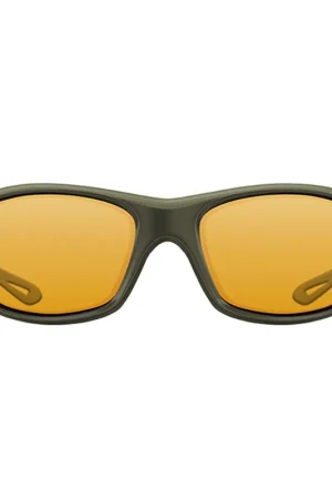Lunettes polarisantes korda sunglasses wraps gloss olive / yellow lens Quantité Limitée