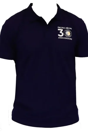 Polo manches courtes PACIFIC PECHE 30ans Offre Du Jour