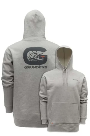 Achat Immédiat Sweatshirt Grundens G Trout Hoodie Ahtletic Heather