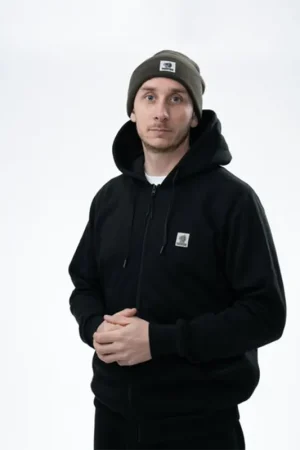 Offre Spéciale Sweat Nash Make it Badge Zipped Hoody Balck