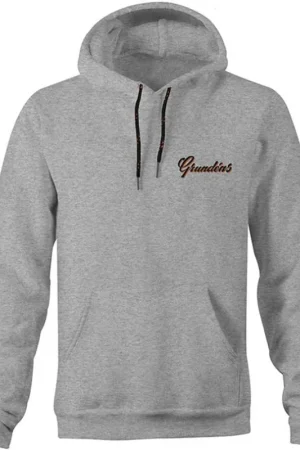 Sweatshirt Grundens Displacement Hoodie Athletic Heather Réduction