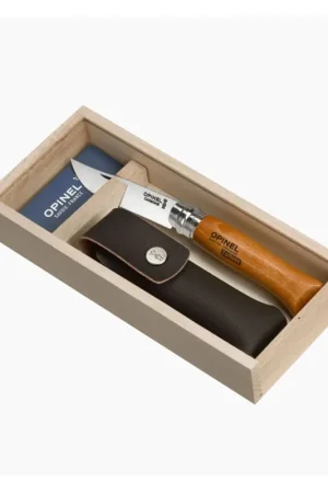 Réduction Couteau Opinel Plumier n&deg;08 Carbone + &Eacute;tui