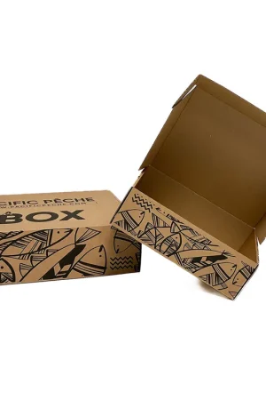Bon Plan Box cadeau Pacific pêche 35x25x10cm