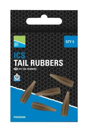 Manchons Preston ICS Tail Rubbers (5 Pièces) Top Vente