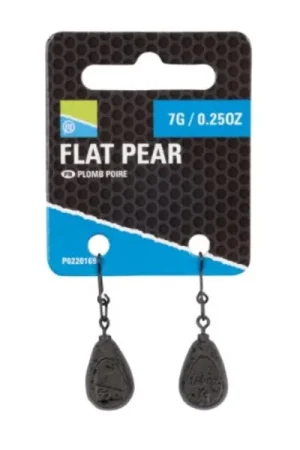 Satisfait Ou Remboursé Plombs poire plate Preston avec émerillon (2 pièces)
