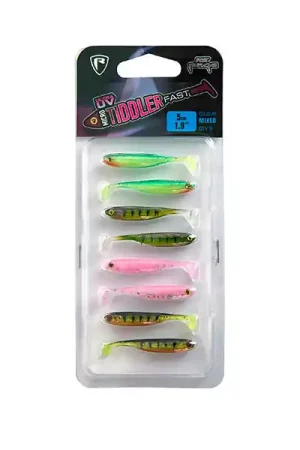 Fox Rage Micro Tiddler Fast UV Mixed Colour Pack 8pcs Meilleure Vente