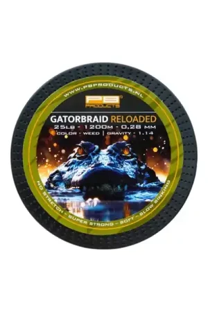 Prix Choc Tresse Carpe PB Products Gator Braid Reloaded Weed (1200m)