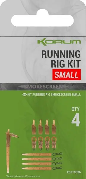 Kit Running Rig Korum Smokescreen (4 Pièces) Nouvelle Collection