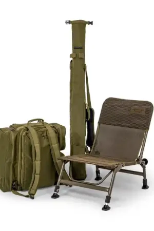 Offre Exclusive Kit nomade Korum Progress (chaise + sac à dos + fourreau)