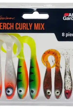 Prix Réduit Abu Garcia Svartzonker McPerch Curly Mix (8 pièces)