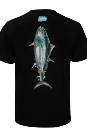 T-shirt Casual à Manches Courtes BKK Tuna Black Vente Directe